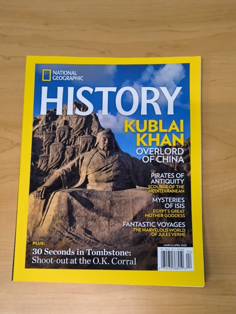 National Geographic History Magazine March/April 2020 Kublai Khan Jules Verne